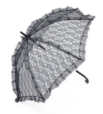 Parasol Black Lace Costume Accessory