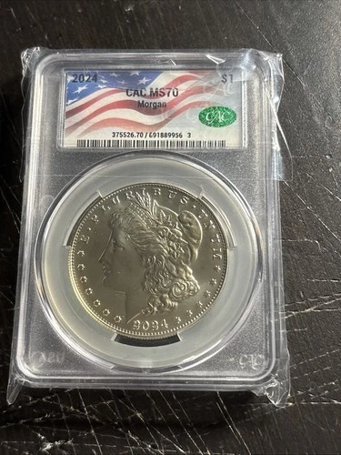 2024 Morgan Silver One Dollar CAC MS70 U.S. Mint CAC certified MS 70 UNC RARE!!