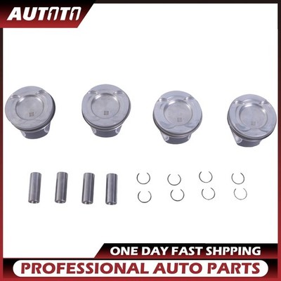 4x Pistons & Ring Set Φ83mm For Mercedes-Benz M274.910 1.6T C180 CGI E180 SLC180