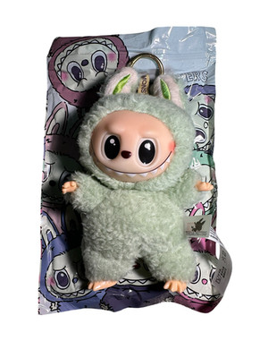 Authentic Pop Mart Original Labubu Exciting Macaron Series Green Grape Open Box