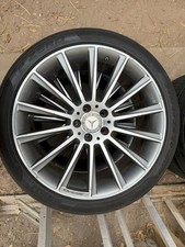 MERCEDES BENZ S CLASS S580  S550 20 INCH STAGGERED AMG OE  RIMS TIRES LIKE NEW