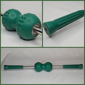 Nikken MagCreator Magnetic Therapy Back Neck Body Massage Roller 23" Green 1330