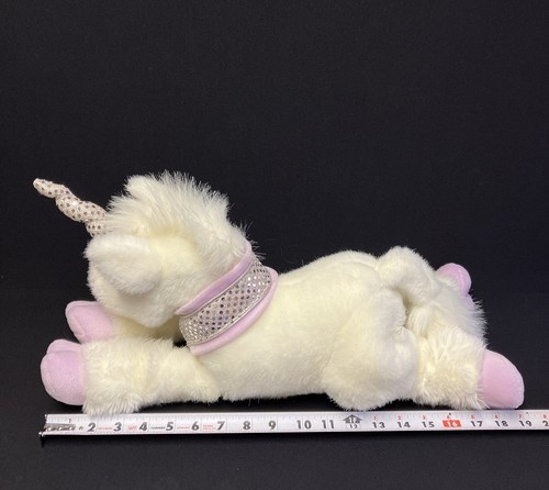 Peluche de aventura de animales de peluche blanco púrpura pastel unicornio de la Commonwealth - Imagen 8 de 8