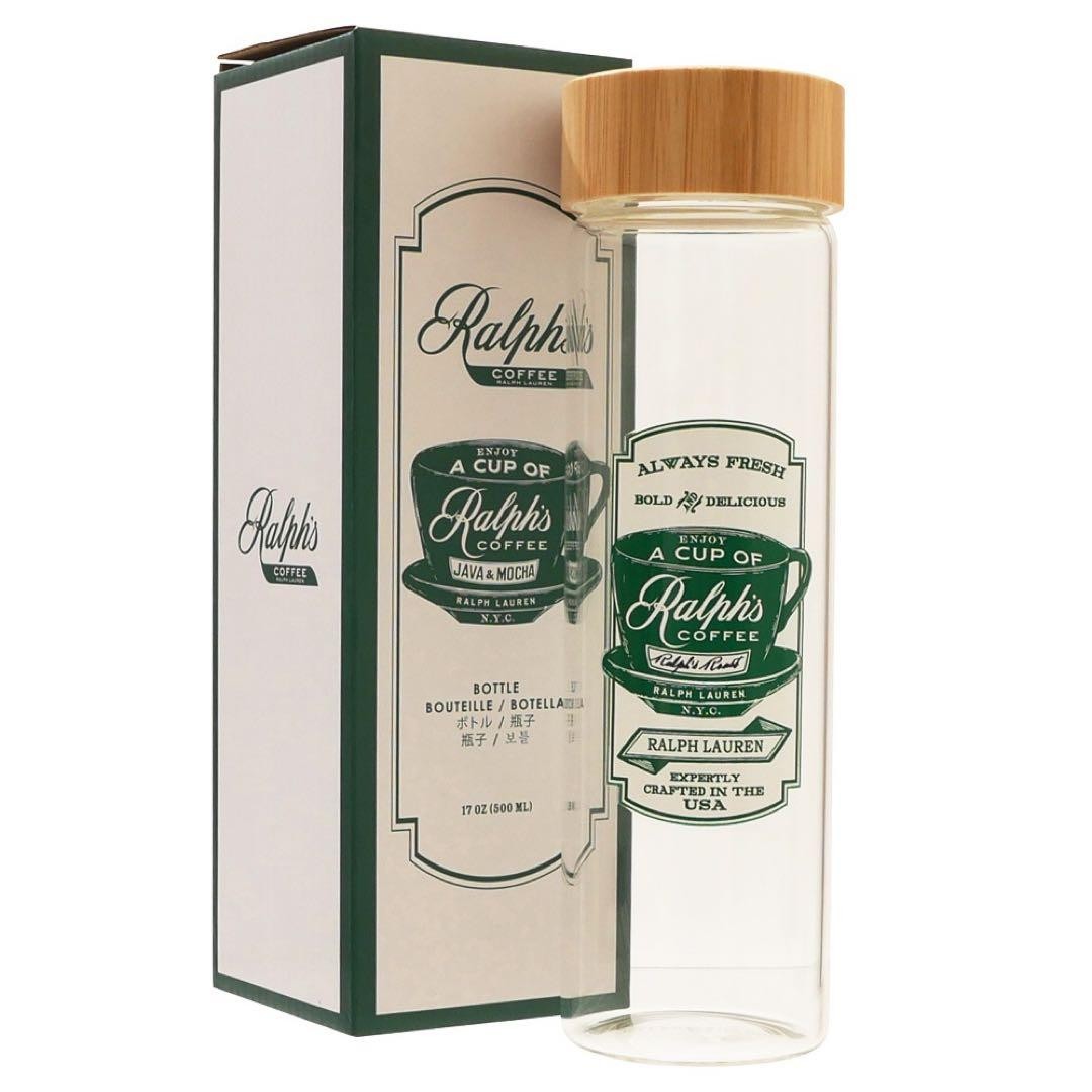 Ralph Lauren Ralphs Coffee Bottle Glass Water Bottle 500ml
