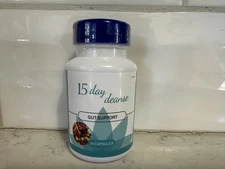 15-Day Cleanse - Gut and Colon Support - Senna Leaf, Probiotics Free Ship 30Caps
