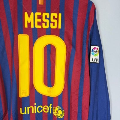 FC BARCELONA 2011 2012 HOME FOOTBALL SHIRT SOCCER JERSEY NIKE #10