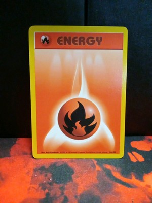 Fire Energy 098/102 Base Set Regular