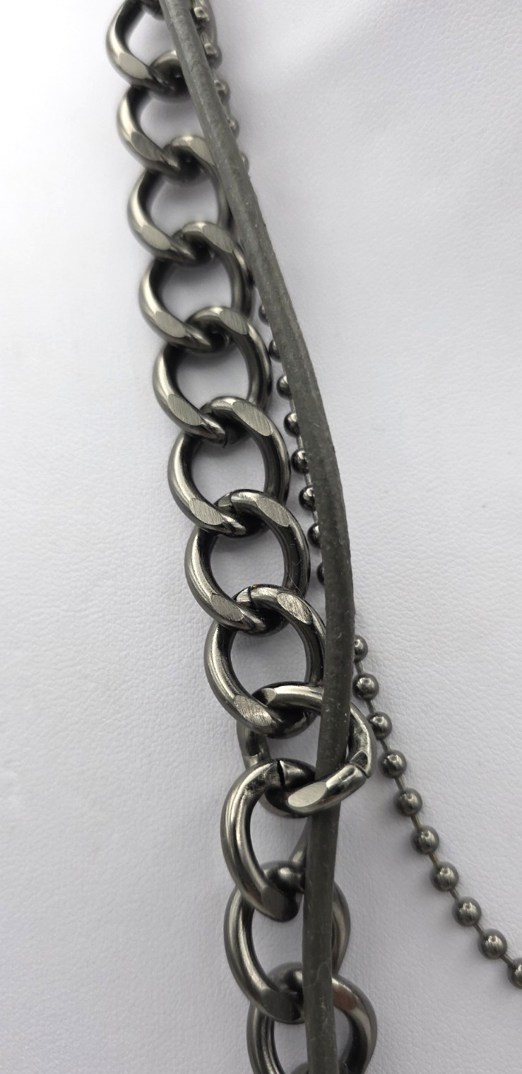 MAC Statement Multi Strand Chunky Chain Necklace … - image 7