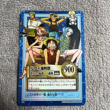 One Piece Card Old Back Luffy Pirate Crew Great Voyage Challenge S82