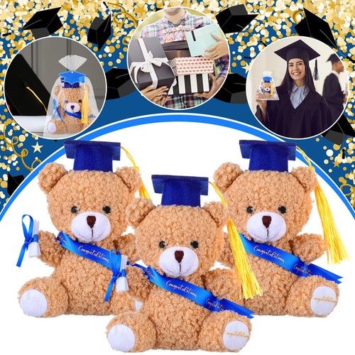 Poen 18 Pack Graduation Stuffed Bears with Graduation Hat Cards Bulk Graduati... - Picture 7 of 7