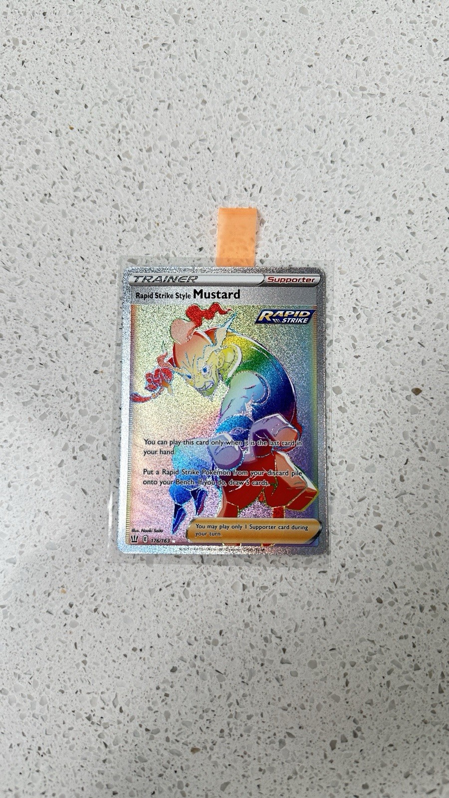 Pokemon - Rapid Strike Style Mustard - 176/163 - Battle Styles - NM/M