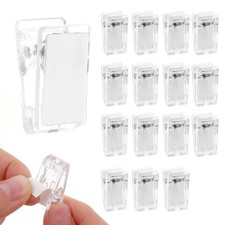 Tapestry Wall Hanging Clips, Self Adhesive Clips Double-Sided Adhesive Clear