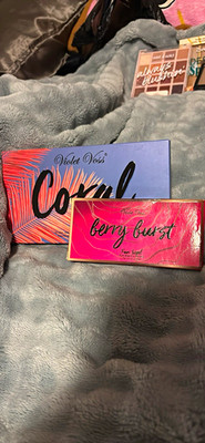 Violet Voss Coral Crush & Berry Burst Fun Sized Eyeshadow Palettes bundle