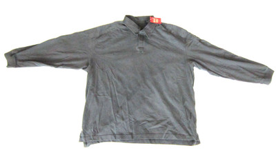 FADED GLORY  Authentic Men's Gray Long Sleeve Shirt  Size:  2XL-Brand New!B-58