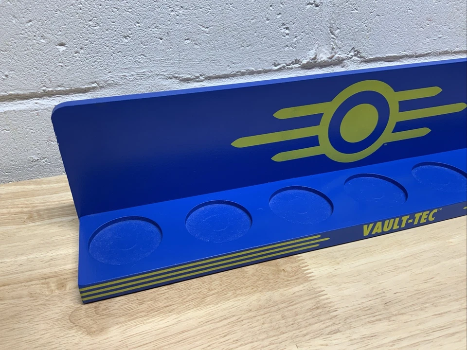 Fallout Scaffale Espositore Ufficiale Bethesda Bobblehead Vault-Tec - Immagine 2 di 4