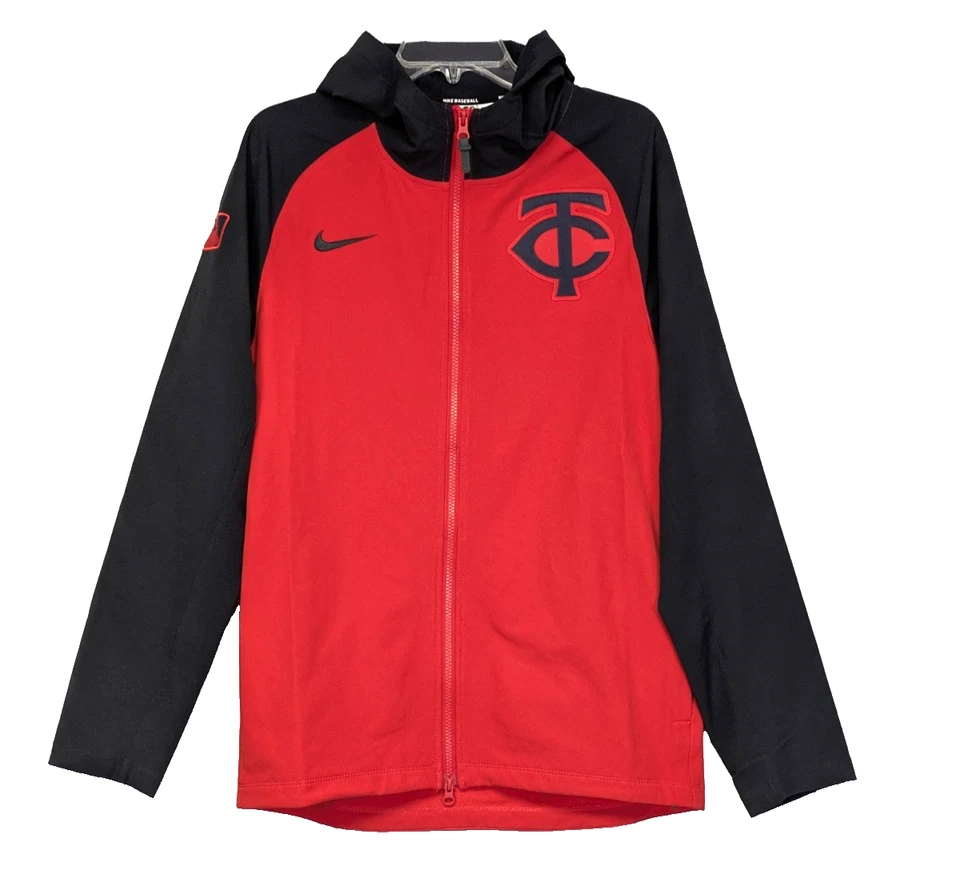 NEW Nike Minnesota Twins MLB Authentic Collection Jacket S Full Zip Hooded - Image 2 of 4