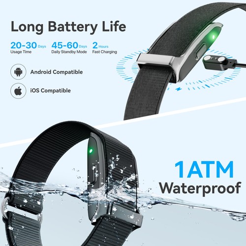 Braccialetto Smart Health, All Weather Activity & Fitness Tracker con 120+ Spor... - Foto 5 di 8