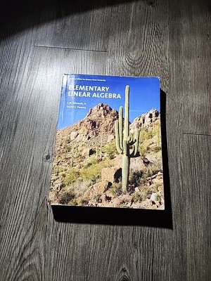 Elementary Linear Algebra : Custom Edition for Arizona State University - GOOD