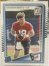 2025 Panini Donruss - Rated Rookie Graham Mertz #347 (RC) TEXANS