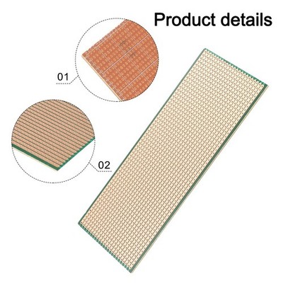 1.2MM PCB Platine Single Side Circuit Perf Board 16.5 X 14.5 Cm 2Pcs Uncut