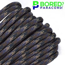 Forest Camo - 50 FT - 550 Paracord Rope 7 strand Parachute Cord