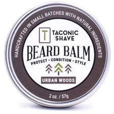 Taconic Shave All Natural Beard Balm Shapes Moisturizes - Urban Woods Scent