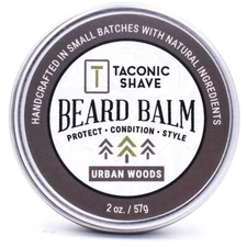 Taconic Shave All Natural Beard Balm Shapes & Moisturizes - Urban Woods Scent