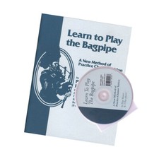 New Learn to Play Bagpipes Easy-To-Follow Manual BOOK and A Play-Along CD