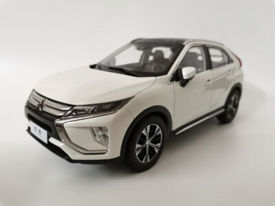 305-109 三菱 1/18 エクリプス クロス  ホワイト 1/18 ECLIPSE CROSS Diecast Model Car Toy Gifts Display White/Blue
