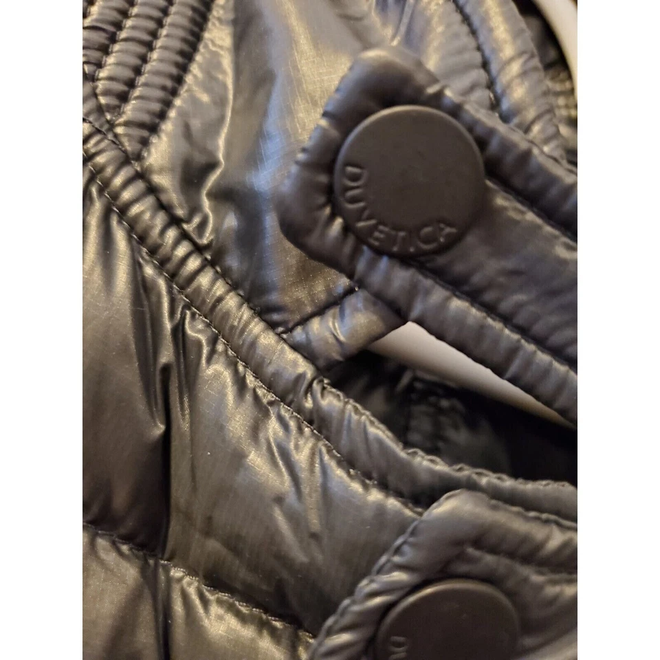 NUEVO SIN ETIQUETAS DUVETICA Hombres Plumón de Ganso Puro Acolchado Puffer Chaqueta Gris Talla 50 EE. UU. M Foto 4 de 4