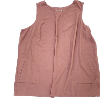 NWT Linea by Louis Dell'Olio Chocolate Brown Knee Length Shift Dress, 3X