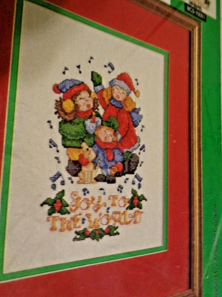 Punto de Cruz True Colors BCS-10051 Alegría para el Mundo Navidad Se adapta a marco de 11X14" Foto 2 de 4