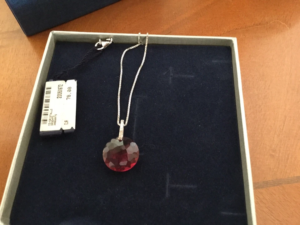 Collana In Argento Bliss Con Swaroski - Immagine 2 di 4