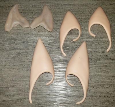 3 pair CHRISTMAS ELF EARS assorted style size CUTE! FUN WEAR MEN WOMEN KIDS