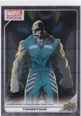 Upper Deck 2022 Marvel Platinum No. 191 Tombstone