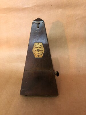 Vintage 1940s Seth Thomas Clocks 9'' Metronome De Maelzel Tested Working