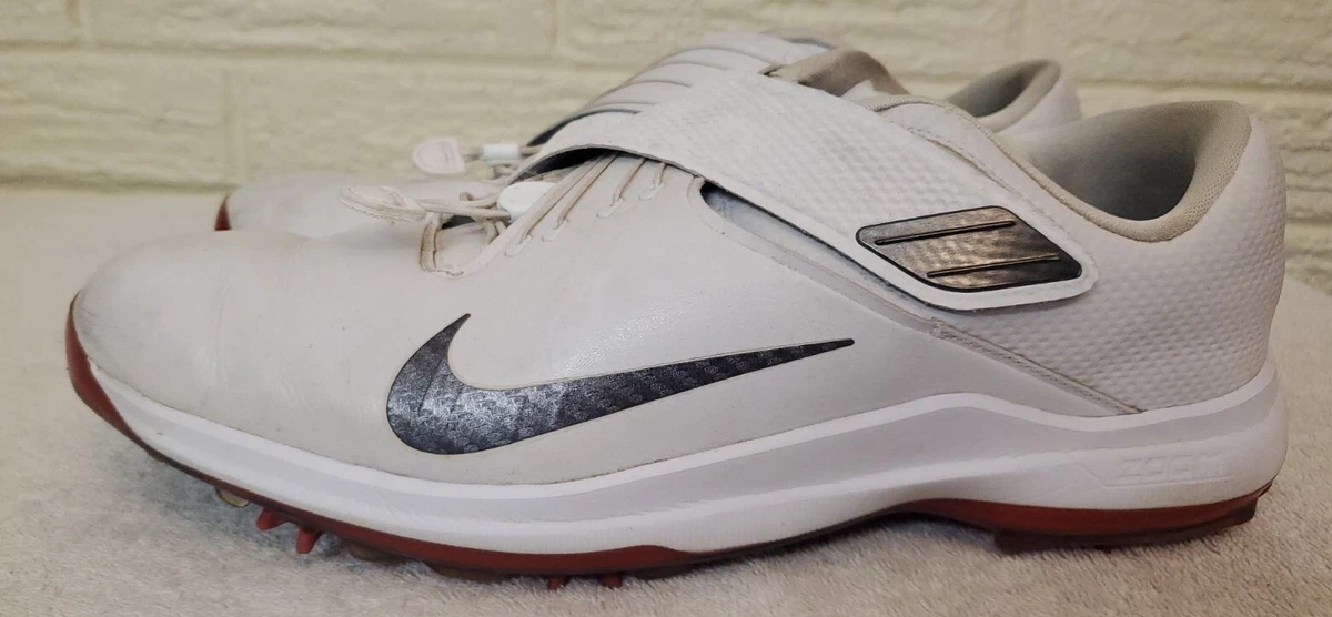 Nike Tiger Woods TW-17 White Strap Golf Shoes Size 11 880955-100