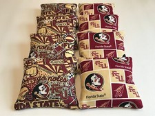 8 CORNHOLE BEAN BAG CORN HOLE FLORIDA STATE SEMINOLES