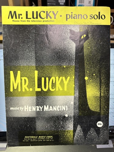 1960 Mancini TV Thema Noten MR. LUCKY