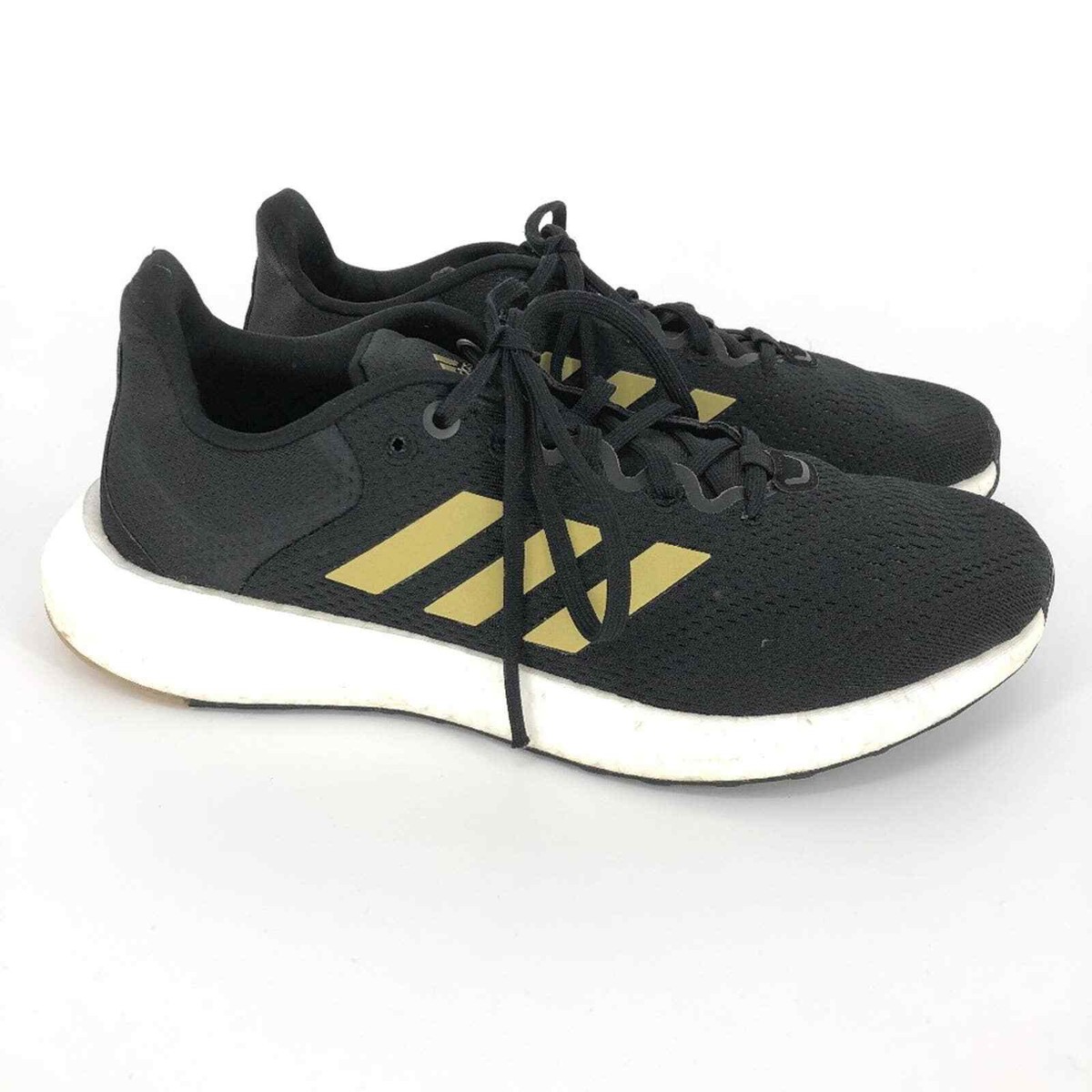 Adidas Pureboost 21 Sneakers Black Gold White Men\'s Size 8.5 Adidas Pureboost 21 Sneakers Black Gold White Men main image 4