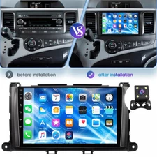 Fit Apple CarPlay Car Stereo Radio For Toyota Sienna 2011-2014 FM GPS BT Android