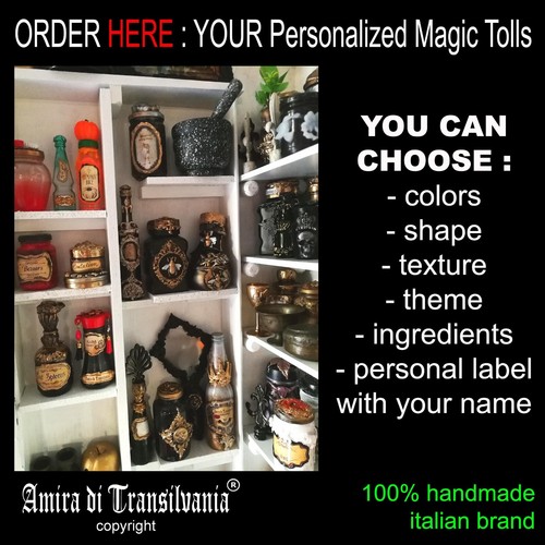 black mirror frame witchcraft kit starter magic ritual satan lucifer witch altar - 第 14/24 張圖片