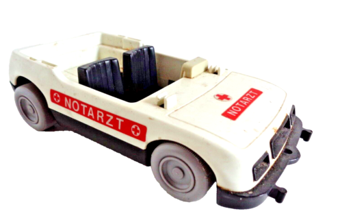 playmobil auto da set 3217 A 1977 pronto soccorso medico sistema geobra con pezzi mancanti - Foto 1 di 7
