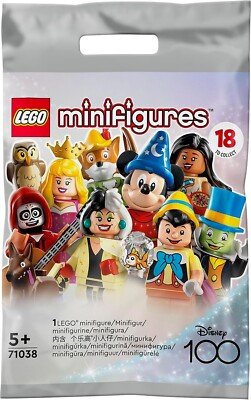 LEGO Minifigures Disney 100 - Choose 1 of 18 Different Figures