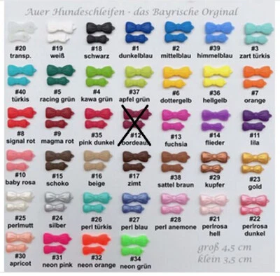 AUER BY ANGELDOG Angeldog Auer Hundehaarspange Fellspange_ fester Halt Hund Schleife groß / klein