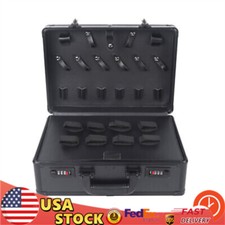 Large Barber Tool Storage Portable Travel Car...