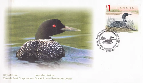 W CANADA 1687 FDC DUCK LOON