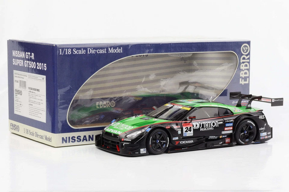 1:18 Ebbro Nissan GT-R Super GT500 2015 #24 Fuji Vincitore (D) . Sasaki M. Krumm - Immagine 3 di 4