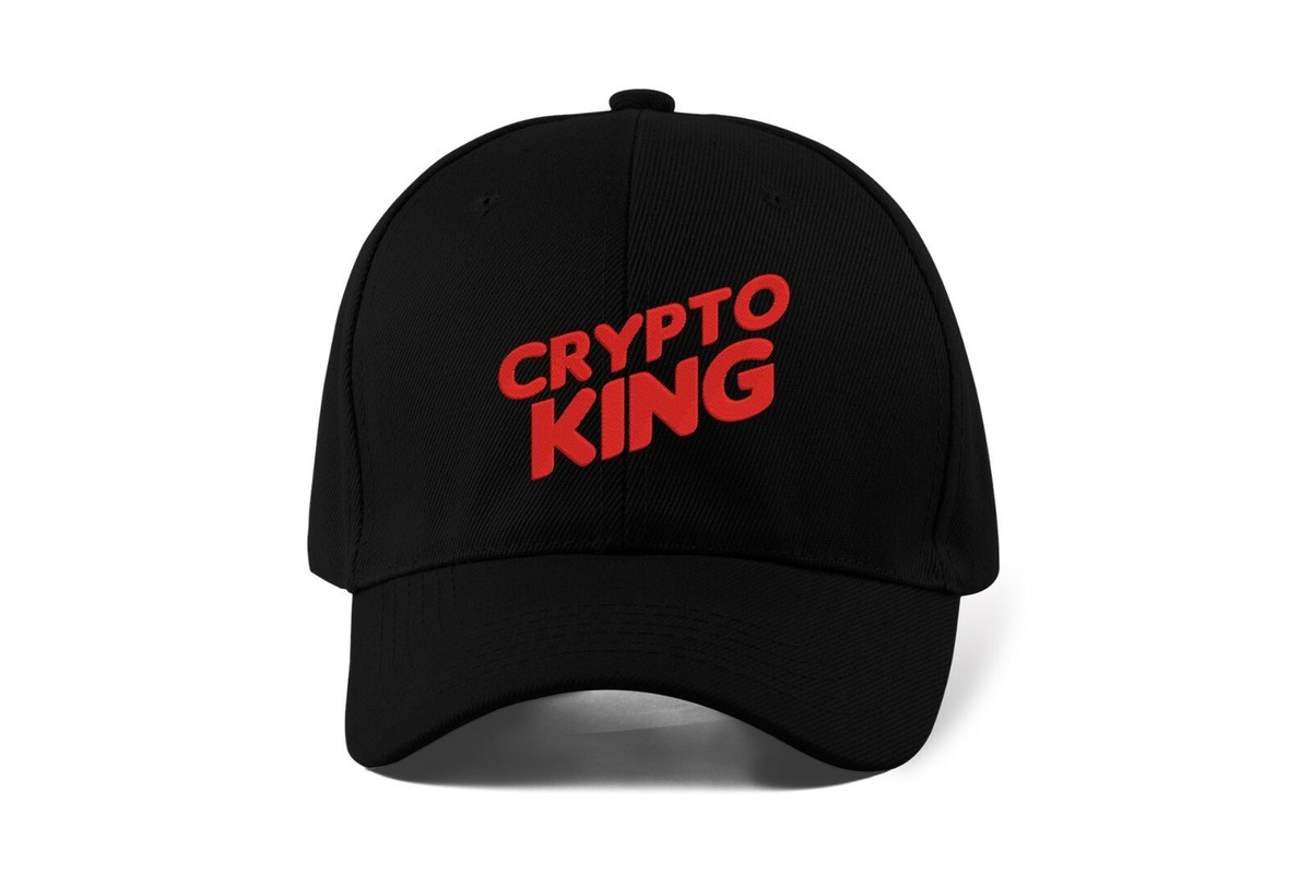 Crypto King Funny Parody Embroidered Baseball Cap Dad Hat Sportswear | eBay