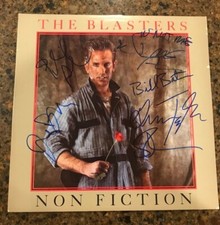 * THE BLASTERS * signed autographed album * NON-FICTION * FULL BAND * PROOF * 2